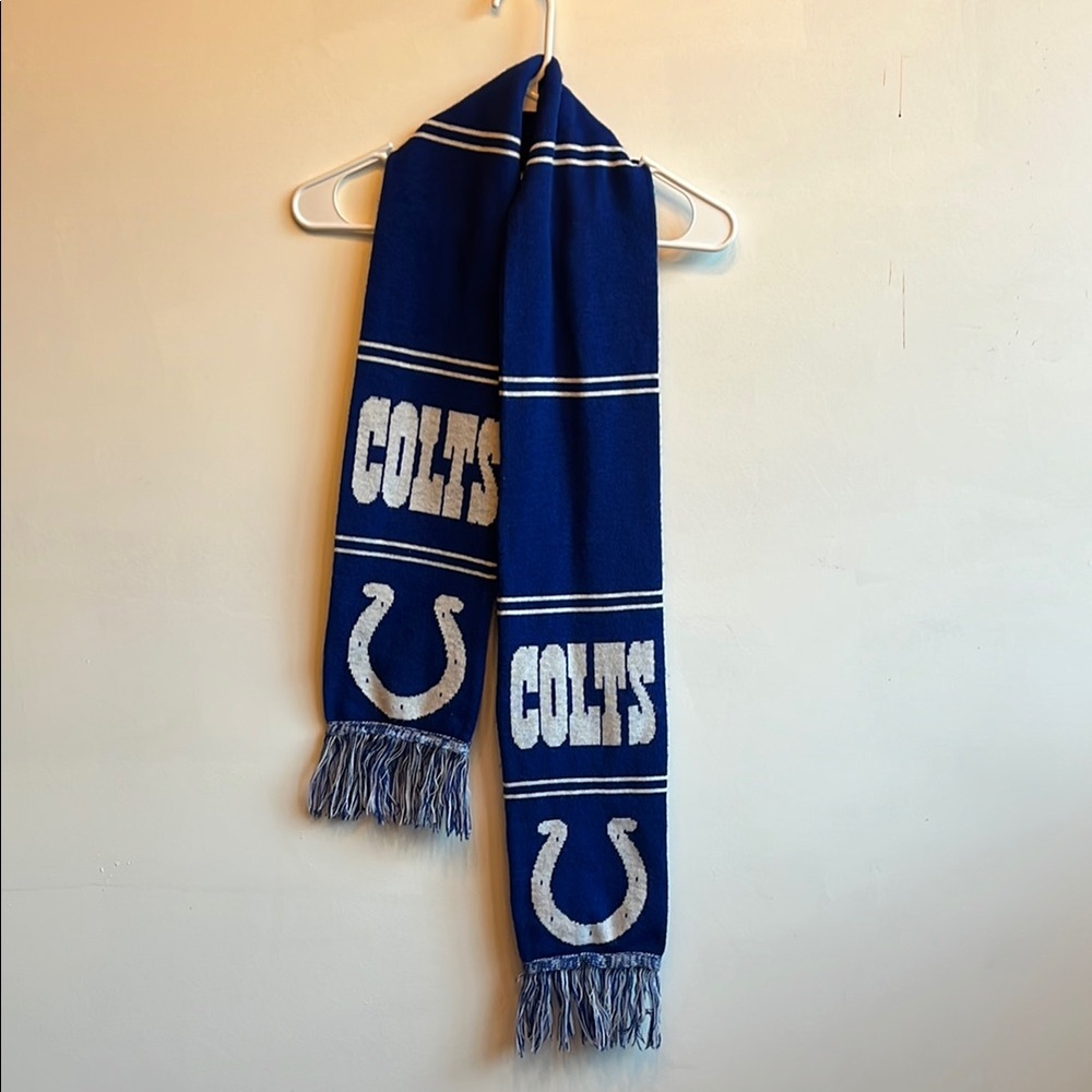 Colts Blue Fan Scarf
